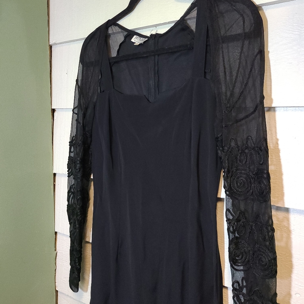 Designer Intrigo Italian Black Dress